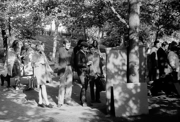 Выставка на Гоголевском бульваре. 25.08.1974 г.