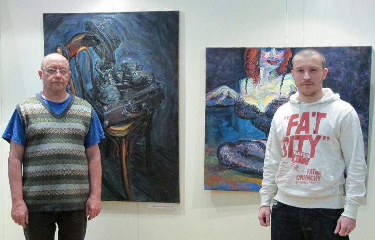 Александр Попов и Федор Попов. Выставка «48 живописных работ» 2011 г.